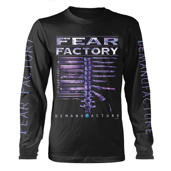 Fear Factory Unisex Adult Demanufacture Classic Long-Sleeved T-Shirt