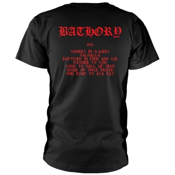 Bathory Unisex Aikuisten Hammerheart Selkäpainatus T-paita