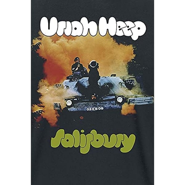 Uriah Heep Unisex Aikuisten Salisbury T-paita