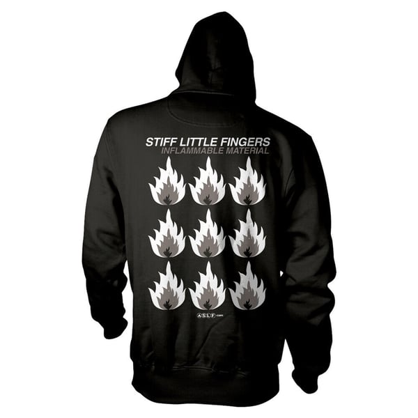 Stiff Little Fingers Unisex Adult Inflammable Material Hoodie