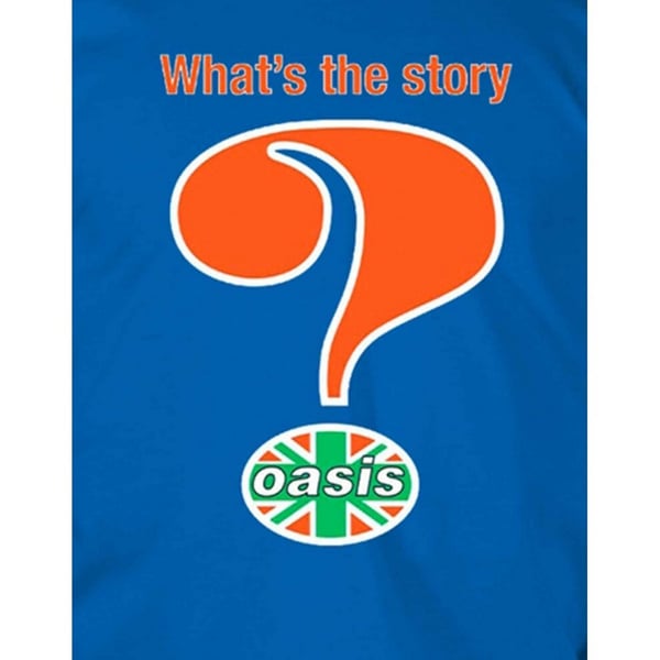 Oasis Unisex aikuisten kysymysmerkki T-paita