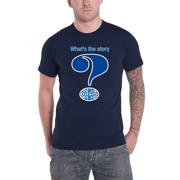 Oasis Unisex aikuisten kysymysmerkki T-paita