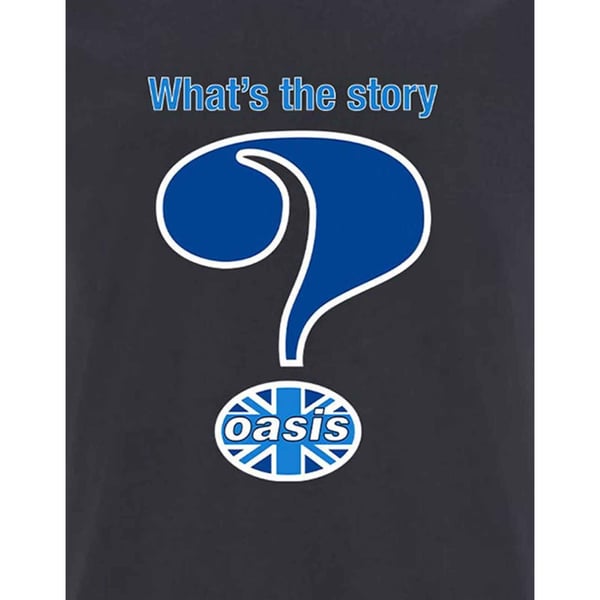 Oasis Unisex aikuisten kysymysmerkki T-paita