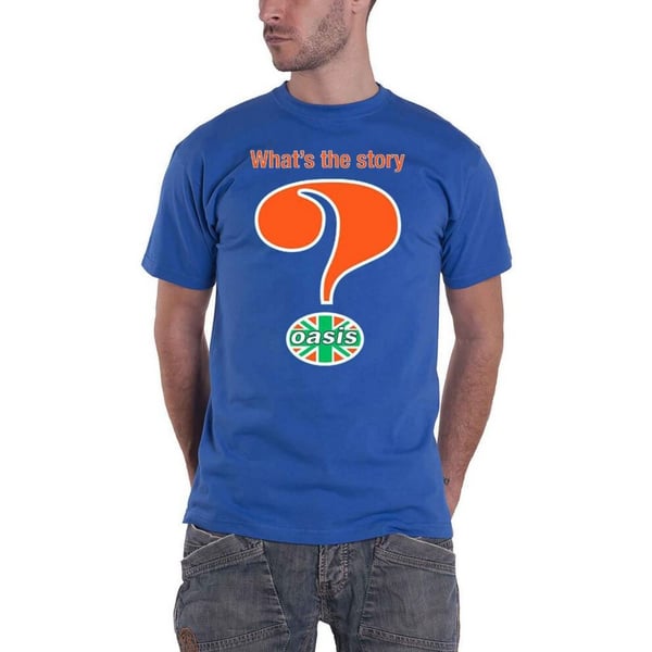 Oasis Unisex aikuisten kysymysmerkki T-paita