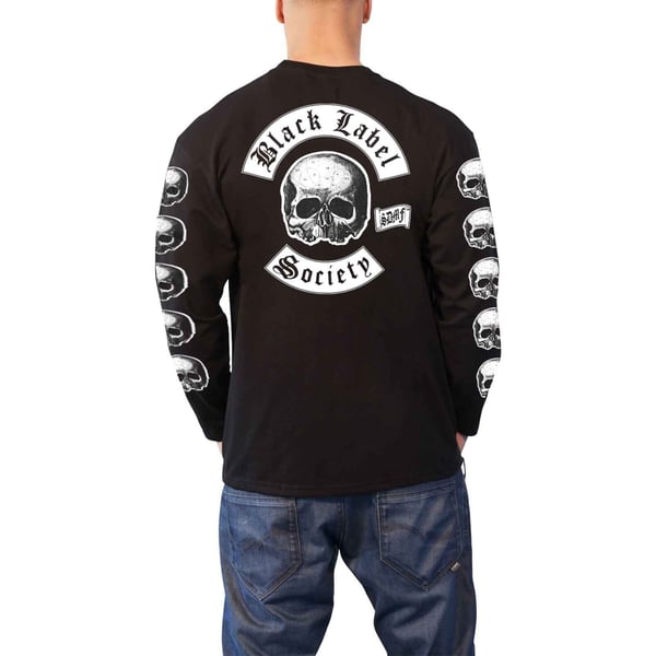 Black Label Society Unisex Aikuisten Logo Pitkähihainen T-paita