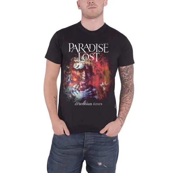 Paradise Lost Unisex T-shirt til voksne med drakoniske tider