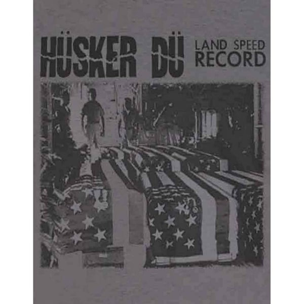 Hüsker Dü Unisex aikuisten Land Speed Record T-paita
