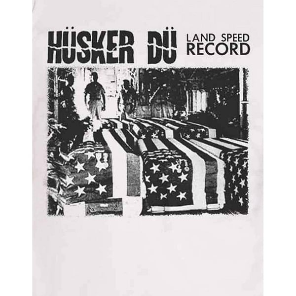 Hüsker Dü Unisex aikuisten Land Speed Record T-paita
