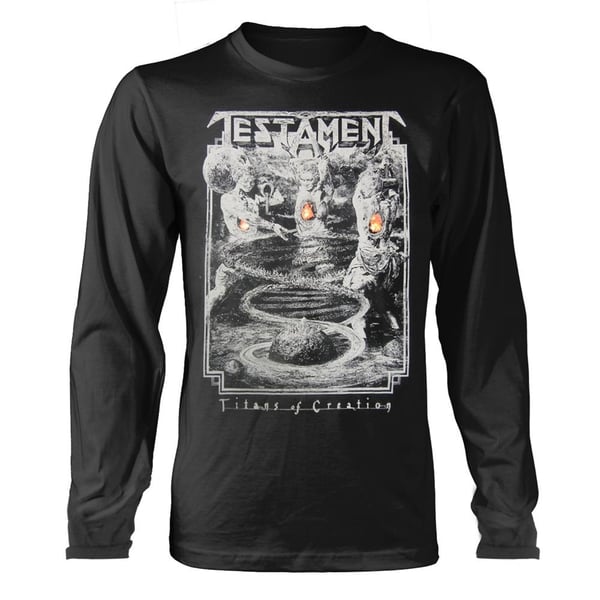 Testament Unisex T-shirt til voksne med Titans Of Creation Europa 2020-turne