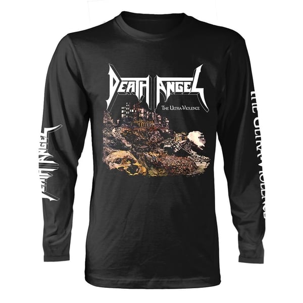 Death Angel Unisex T-shirt med lange ærmer til voksne The Ultra Violence