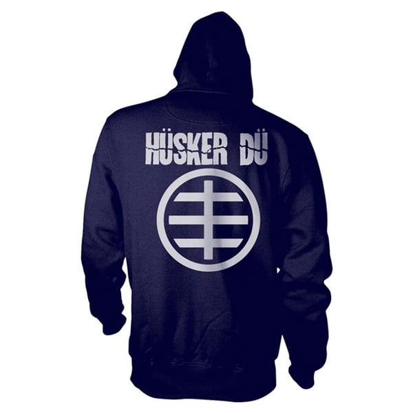 Hüsker Dü Unisex Adult Circle Logo Full Zip Hoodie