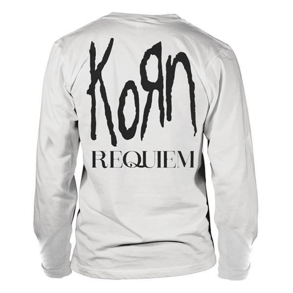 Korn Unisex Aikuisten Requiem Logo Pitkähihainen T-paita