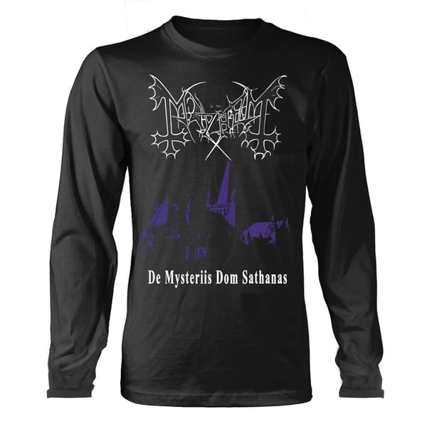 Mayhem Unisex Adult De Mysteriis Dom Sathanas Long-Sleeved T-Shirt