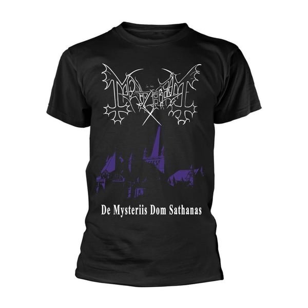 Mayhem Unisex Aikuisten De Mysteriis Dom Sathanas T-paita