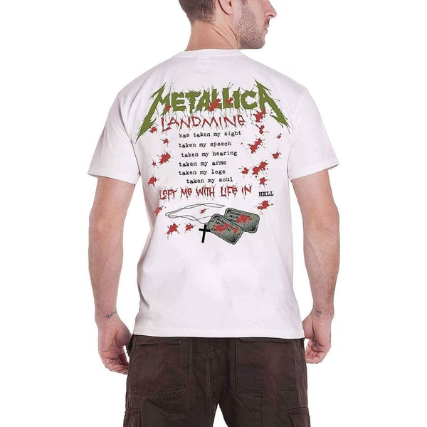 Metallica Unisex Aikuisten One Landmine T-paita