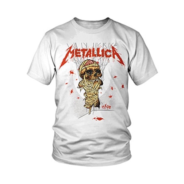 Metallica Unisex T-shirt til voksne med en landmine