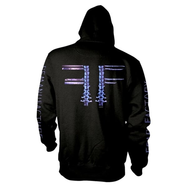 Fear Factory Unisex Adult Demanufacture Pocket Full Zip Hoodie