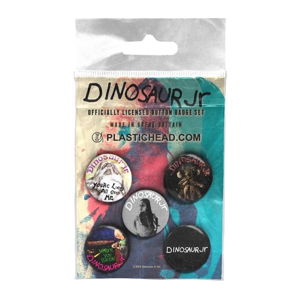Dinosaur Jr 1987-1992 Albums Badge Set (Pack of 5)