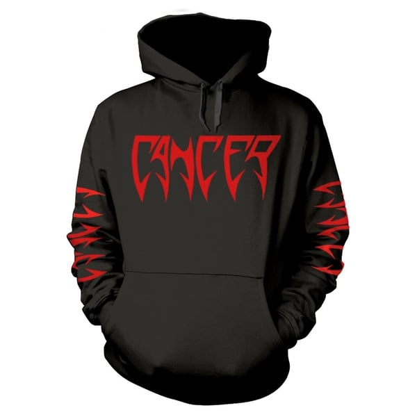 Cancer Unisex Adult Shadow Gripped Hoodie