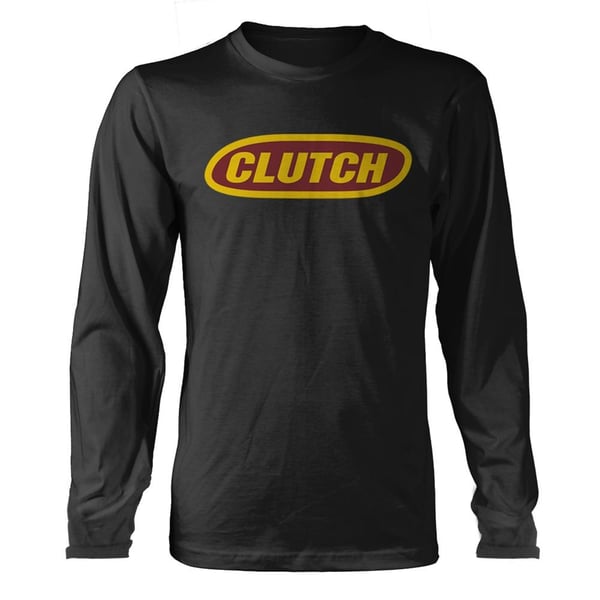 Clutch Unisex T-shirt med klassisk logo med lange ærmer til voksne