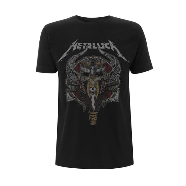 Metallica Unisex T-shirt med vikinge for voksne