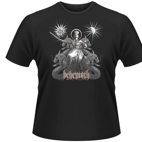Behemoth Unisex Adult Evangelion Back Print T-Shirt