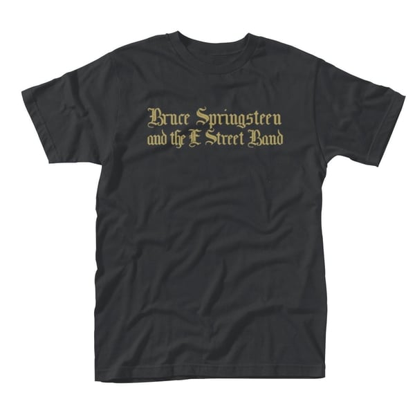 Bruce Springsteen & The E Street Band Unisex T-shirt til voksne med motorcykel guitar