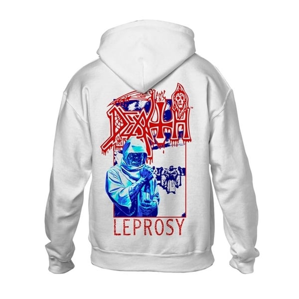 Death Unisex Aikuisten Leprosy Posterized Huppari