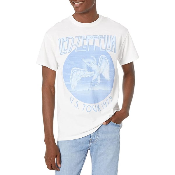 Led Zeppelin Unisex Aikuisten Tour ´75 T-paita