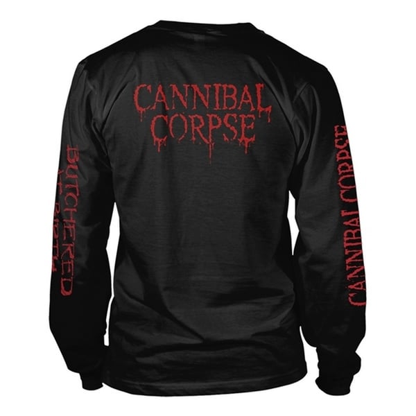 Cannibal Corpse Unisex Aikuisten Butchered At Birth Pitkähihainen T-paita