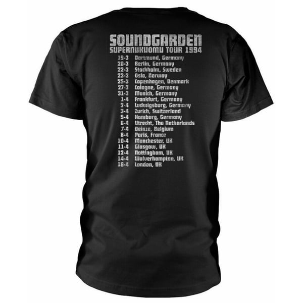 Soundgarden Unisex T-shirt til voksne med Superunknown Tour 94