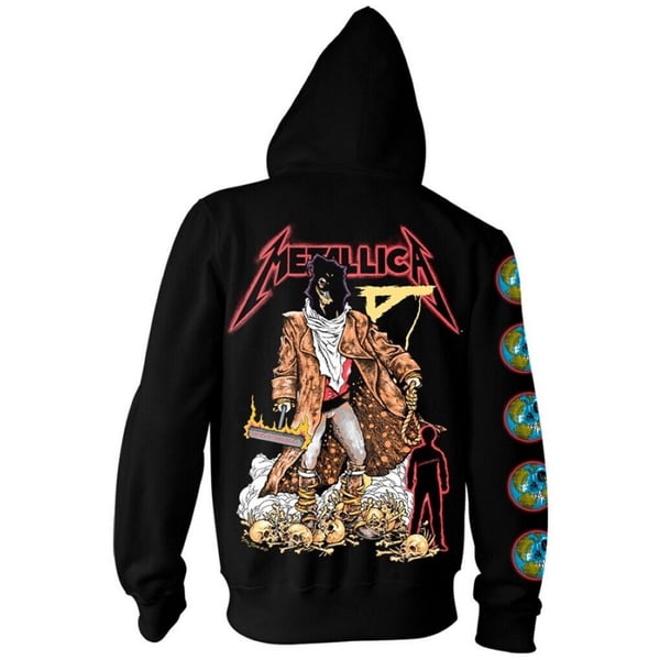 Metallica Unisex Adult The Unforgiven Executioner Full Zip Hoodie