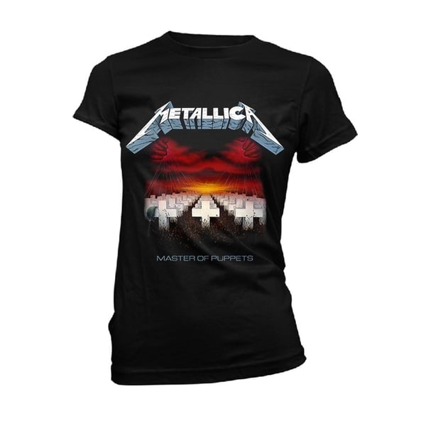 Metallica Naisten Master Of Puppets Tracks T-paita