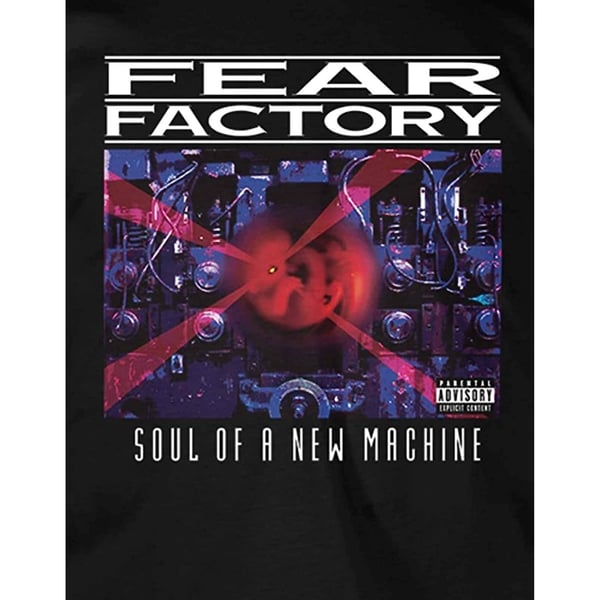 Fear Factory Unisex T-shirt til voksne med sjælen af en ny maskine