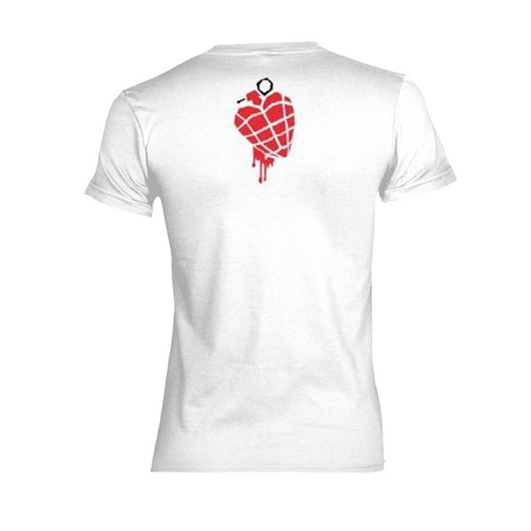 Green Day Womens/Ladies American Idiot Heart T-Shirt