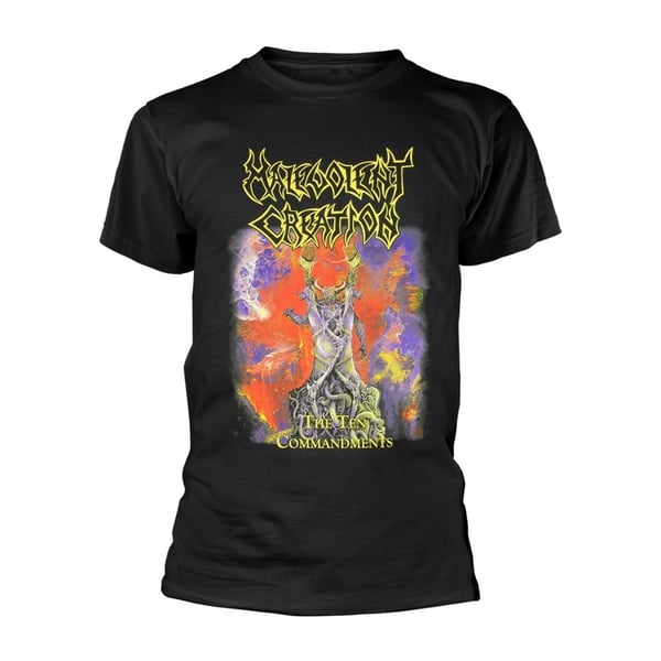 Malevolent Creation Unisex Aikuisten The Ten Commandments T-paita Malevolent Creation Unisex Aikuisten The Ten Commandments T-paita
