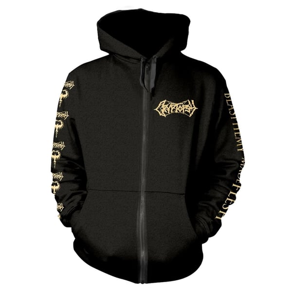 Cryptopsy Unisex Adult Blasphemy Made Flesh Full Zip Hoodie
