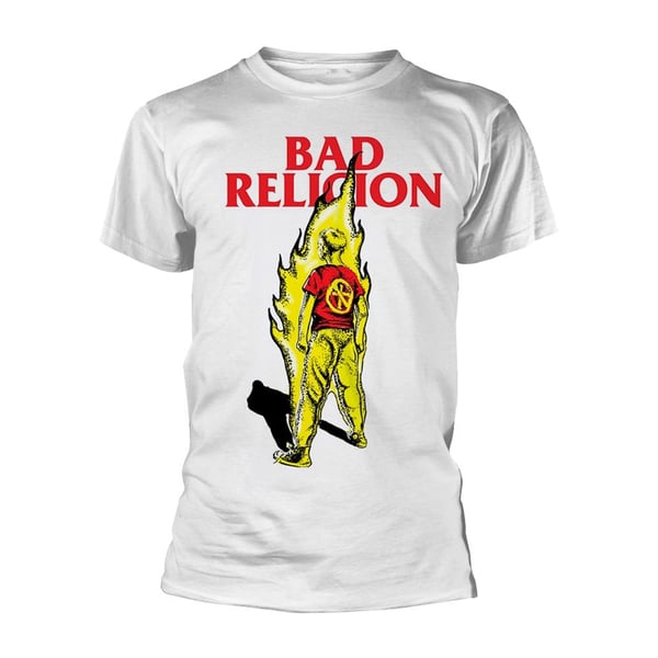 Bad Religion Unisex Vuxen Boy On Fire T-Shirt