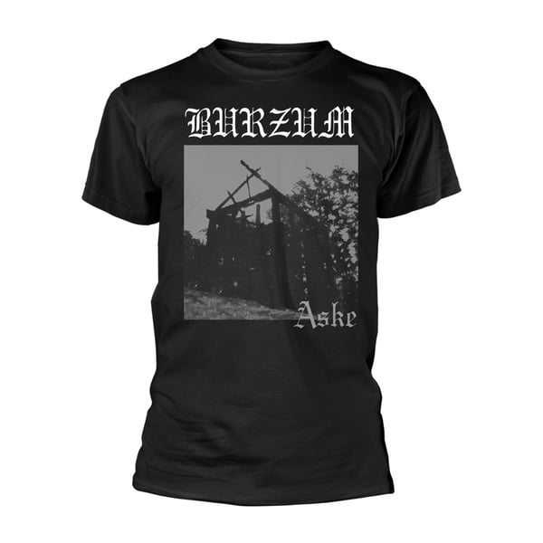 Burzum Unisex Aikuisten Aske Selkäpainatuksella T-paita
