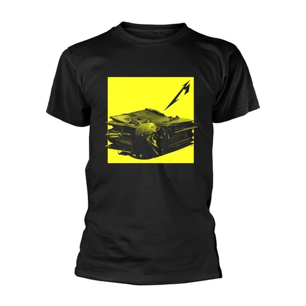 Metallica Unisex Aikuisten Burnt Vinyl T-paita