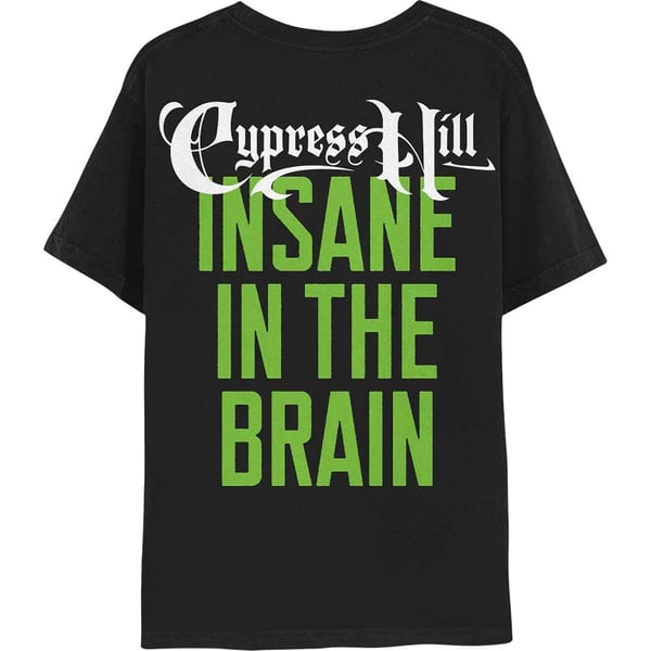 Cypress Hill Unisex Adult Insane In The Brain T-Shirt
