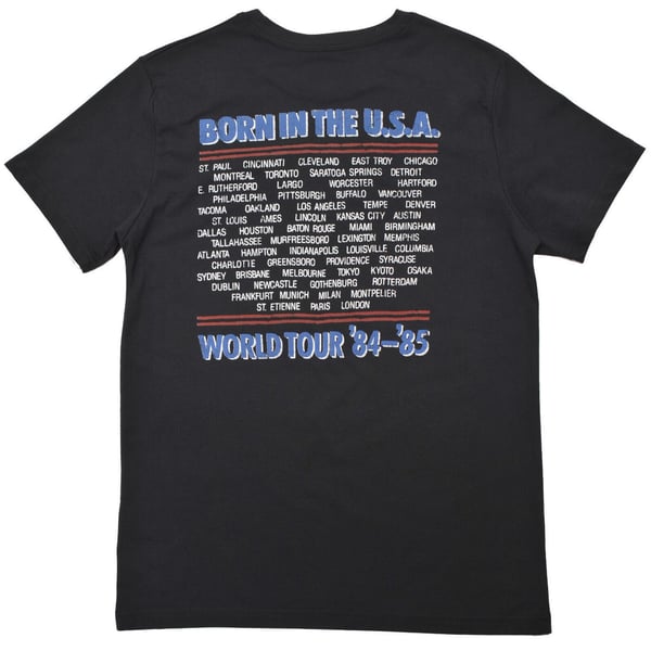 Bruce Springsteen Unisex Vuxen Tour '84-'85 T-shirt