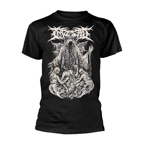 Ingested Unisex Aikuisten Death Sermon Euro Tour 2020 T-paita