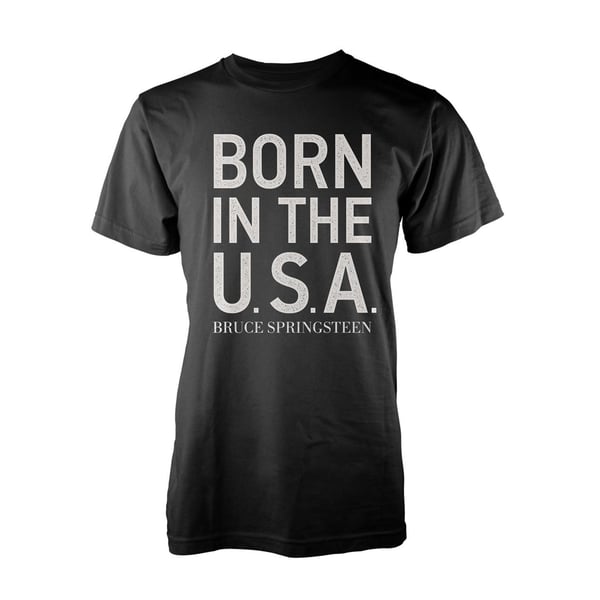 Bruce Springsteen Unisex T-shirt til voksne født i USA