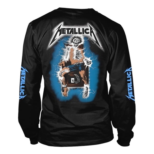 Metallica Unisex aikuisten Ride The Lightning pitkähihainen T-paita