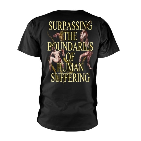Ingested Unisex aikuisten Surpassing The Boundries Of Human Suffering T-paita