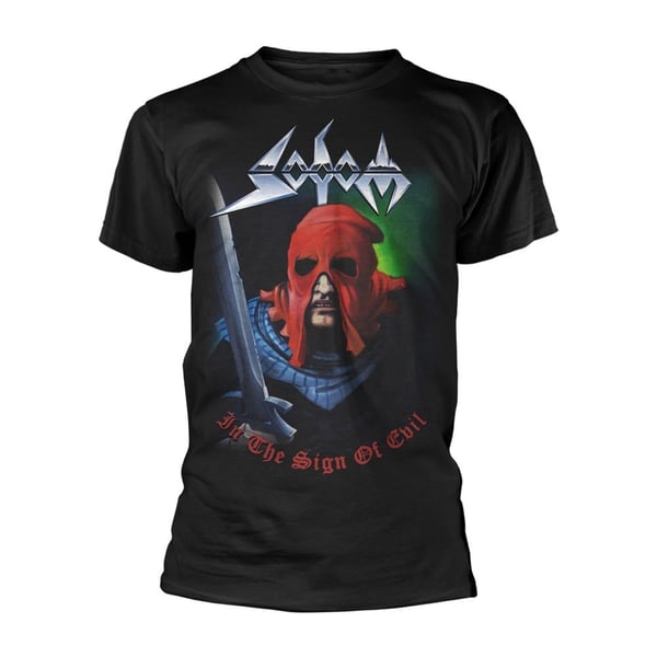 Sodom Unisex voksen i ondskabens tegn T-shirt