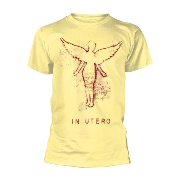 Nirvana Miesten In Utero painettu puuvillainen T-paita