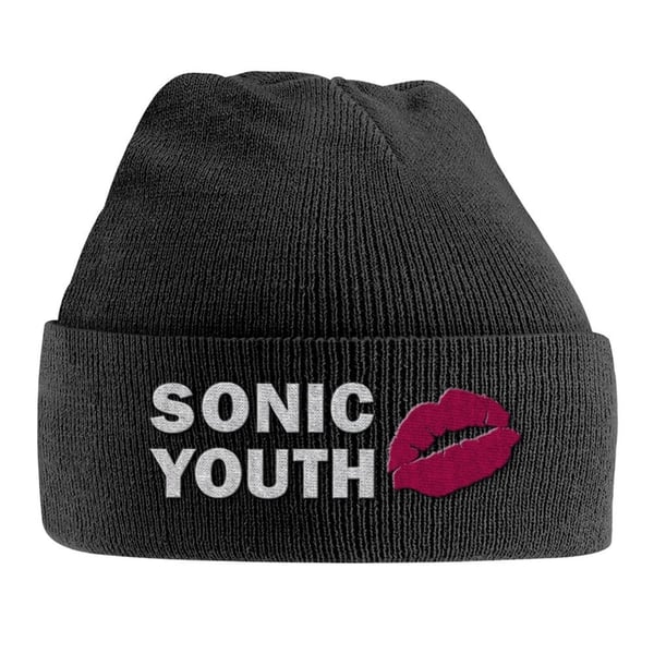 Sonic Youth Unisex Aikuisten Huulet Neulottu Logo Pipo