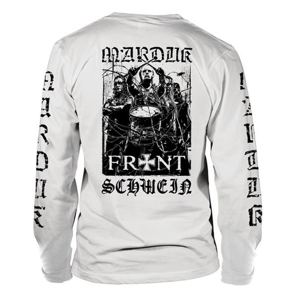 Marduk Unisex Aikuisten Frontschwein Pitkähihainen T-paita